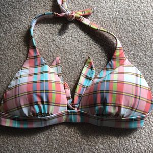Victoria’s secret Plaid Bikini Top